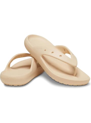Crocs Zehentrenner "Classic" in Beige