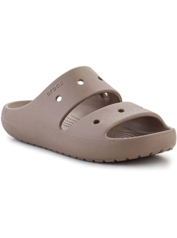 Crocs Klapki "Classic v2" w kolorze jasnobrązowym