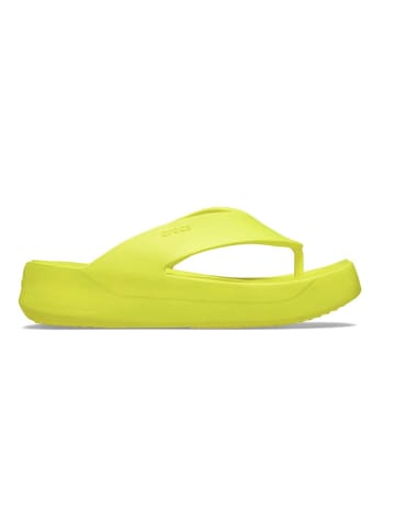 Crocs Zehentrenner "Getaway Platform" in Gelb