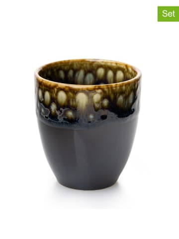 Hermia 6er-Set: Kaffeebecher in Grau - je 280 ml