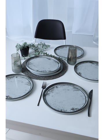 Hermia 6er-Set: Speiseteller in Hellblau