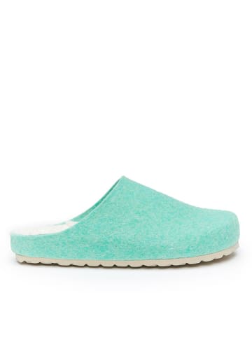 Mandel Clogs in Grün