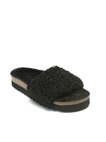 Mandel Slippers zwart