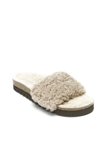 Mandel Slippers taupe