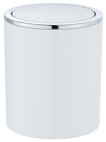 Wenko Prullenbak met swingdeksel "Inca" wit - 2 l