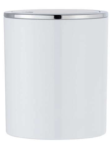 Wenko Prullenbak met swingdeksel "Inca" wit - 2 l
