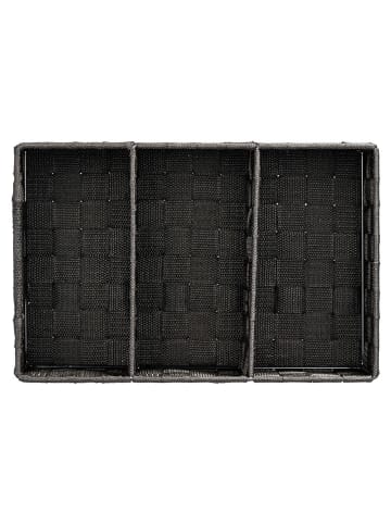 Wenko Organizer "Adria" zwart - (B)32 x (H)10 x (D)21 cm