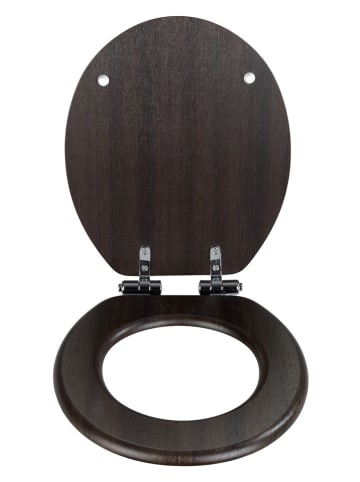 Wenko Absenkautomatik-WC-Sitz "Wenge" in Braun