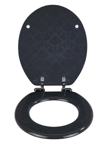 Wenko Easyclose-toiletbril "Bellevue" zwart