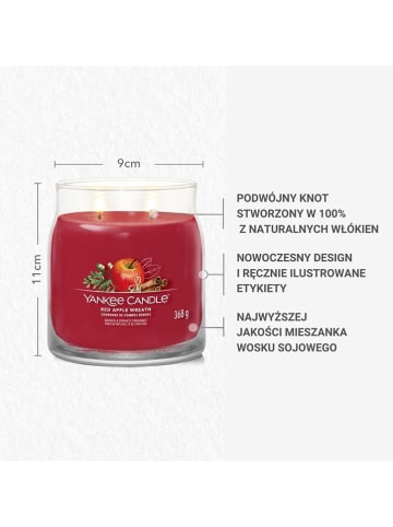 Yankee Candle Świeca zapachowa "Red Apple Wreath" - 368 g