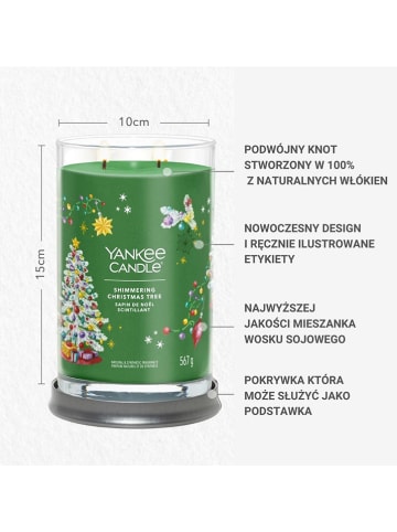 Yankee Candle Świeca zapachowa "Shimmering Christmas Tree" - 567 g