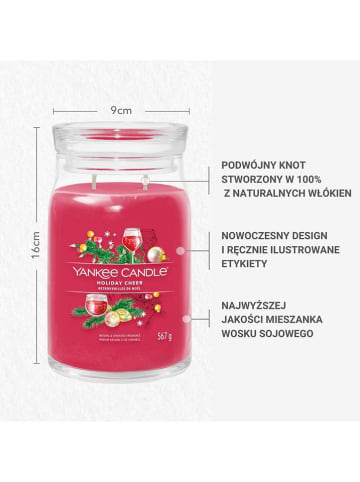 Yankee Candle Świeca zapachowa "Holiday Cheer" - 567 g