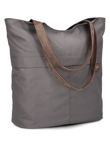 Zwei Shopper in Grau - (B)41 x (H)37 x (T)16 cm