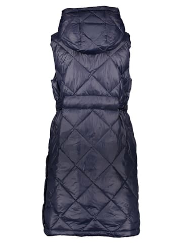 Rich & Royal Doorgestikte bodywarmer donkerblauw