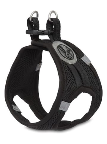 VOV & VUF Hundegeschirr in Schwarz - (L)30-32 cm