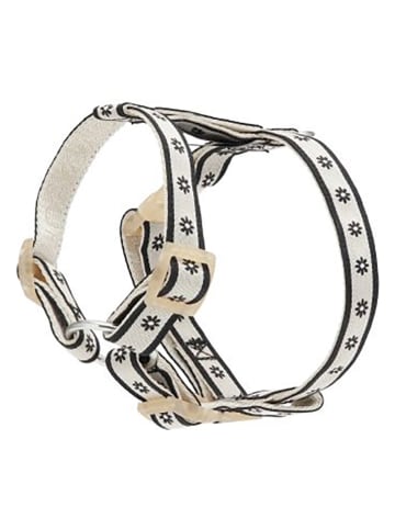 VOV & VUF Hundegeschirr in Beige/ Schwarz