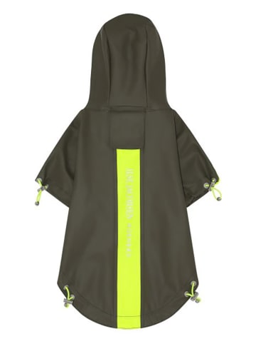 VOV & VUF Hunderegenmantel in Khaki/ Gelb