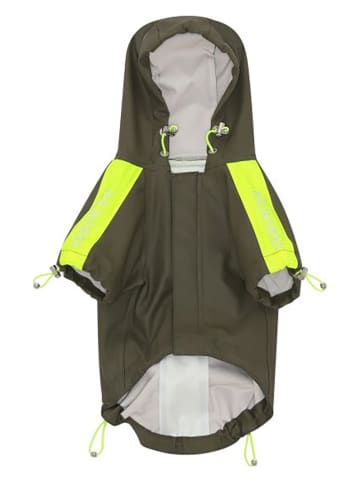 VOV & VUF Hunderegenmantel in Khaki/ Gelb