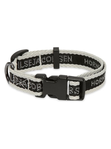 VOV & VUF Hondenhalsband zwart/wit