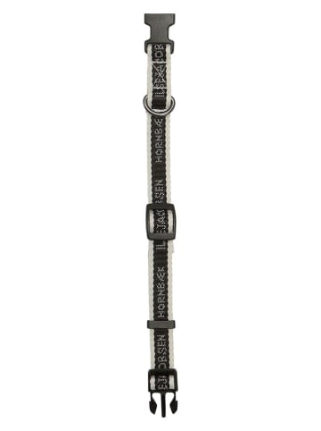 VOV & VUF Hondenhalsband zwart/wit