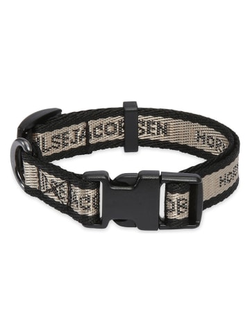 VOV & VUF Hondenhalsband zwart/crème