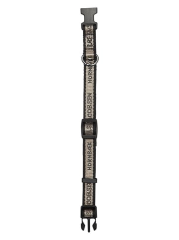 VOV & VUF Hondenhalsband zwart/crème