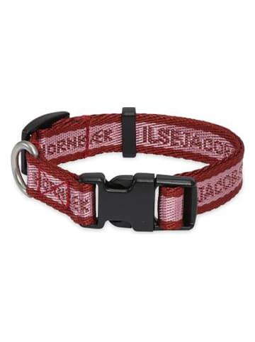 VOV & VUF Hondenhalsband bruin/lichtroze
