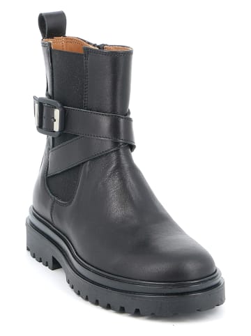 Grünland Junior Leder-Boots in Schwarz