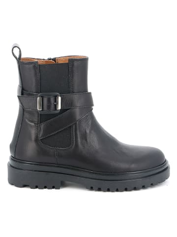 Grünland Junior Leder-Boots in Schwarz
