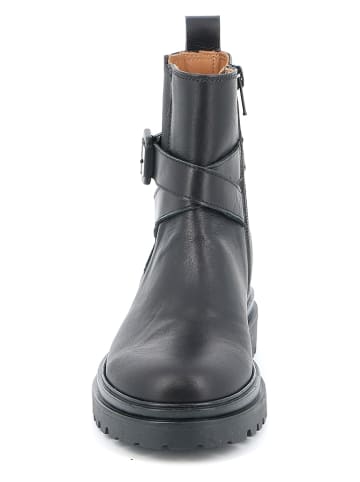Grünland Junior Leder-Boots in Schwarz