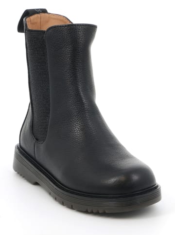 Grünland Junior Leder-Boots in Schwarz