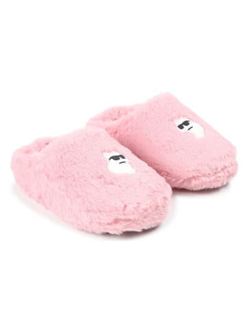Karl Lagerfeld Kids Hausschuhe in Rosa