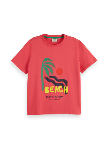 Scotch Soda Shirt koraalrood goedkoop kopen limango