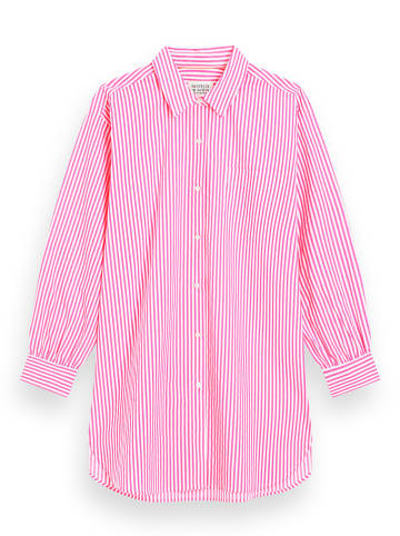 Scotch & Soda Hemd in Pink/ Weiß