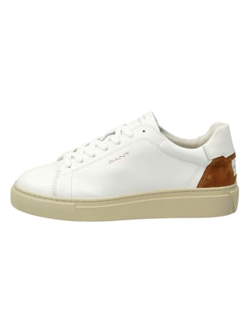 GANT Footwear Leren sneakers "Julice" wit/lichtbruin