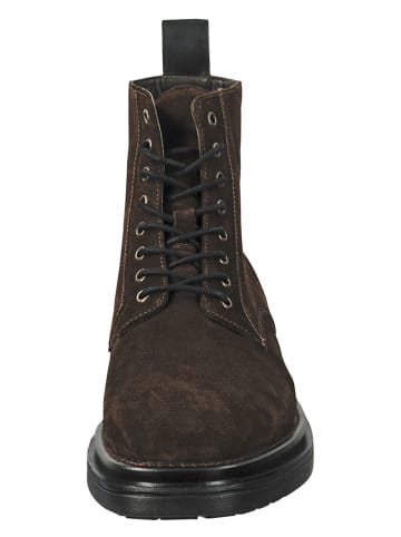 GANT Footwear Leren boots "Boggar" bruin