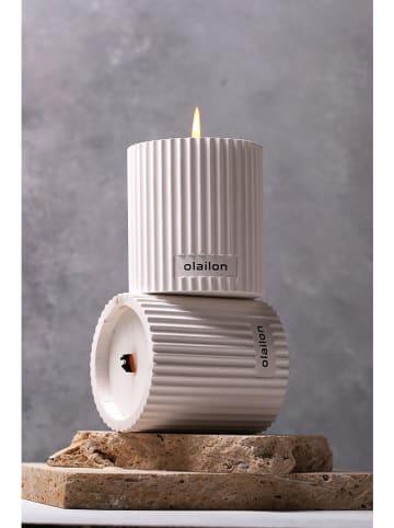 Scandinavia Concept Geurkaars "Damla" wit - 220 g