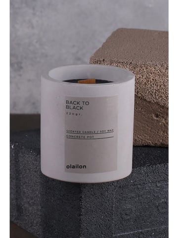 Scandinavia Concept Geurkaars "Back To Black" wit - 220 g