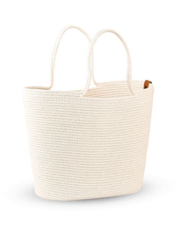 Scandinavia Concept Shopper bag "Ezekiel" w kolorze kremowym - 46 x 46 x 18 cm