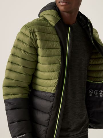 Regatta Hybridjacke "Leedre" in Khaki/ Schwarz