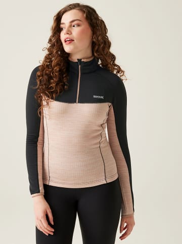 Regatta Funktionsshirt "Hepley" in Beige/ Schwarz