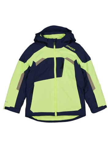 SPYDER Ski-/ Snowboardjacke "Leader" in Grün/ Dunkelblau