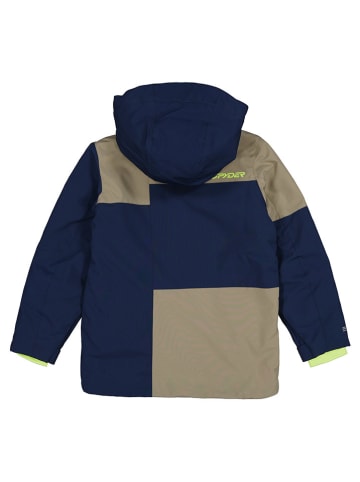 SPYDER Ski-/snowboardjas "Nederland" donkerblauw/beige
