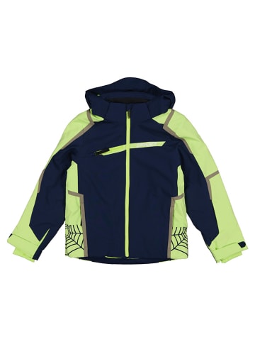 SPYDER Ski-/snowboardjas "Challenger" donkerblauw/groen