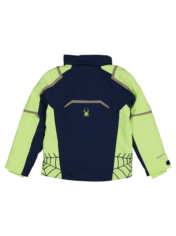 SPYDER Ski-/snowboardjas "Challenger" donkerblauw/groen