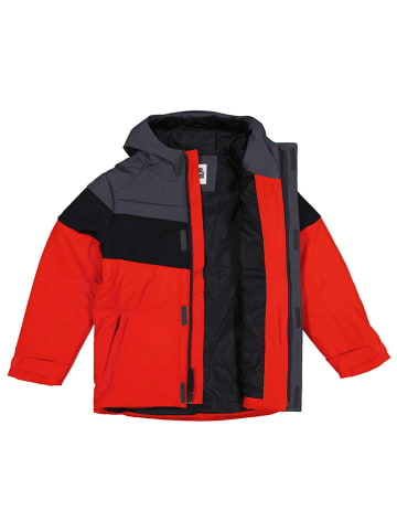 SPYDER Ski-/snowboardjas "Youth" rood/grijs
