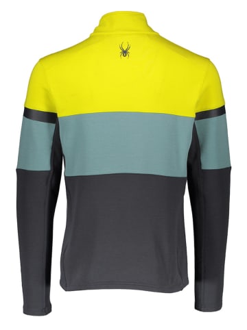 SPYDER Functioneel shirt "Speed" donkerblauw/groen
