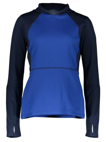 SPYDER Fleecepullover "Charger" in Blau/ Schwarz