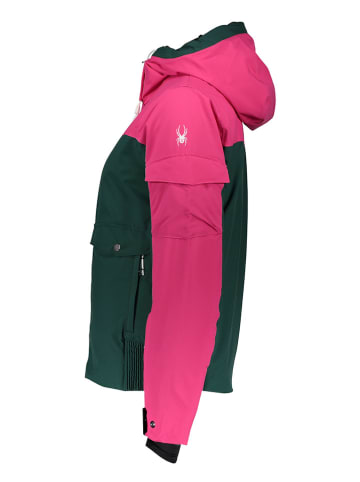 SPYDER Ski-/snowboardjas "Optimist" roze/groen