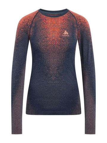 Odlo Funktionsunthemd "Performance Warm Blackcomb" in Dunkelblau